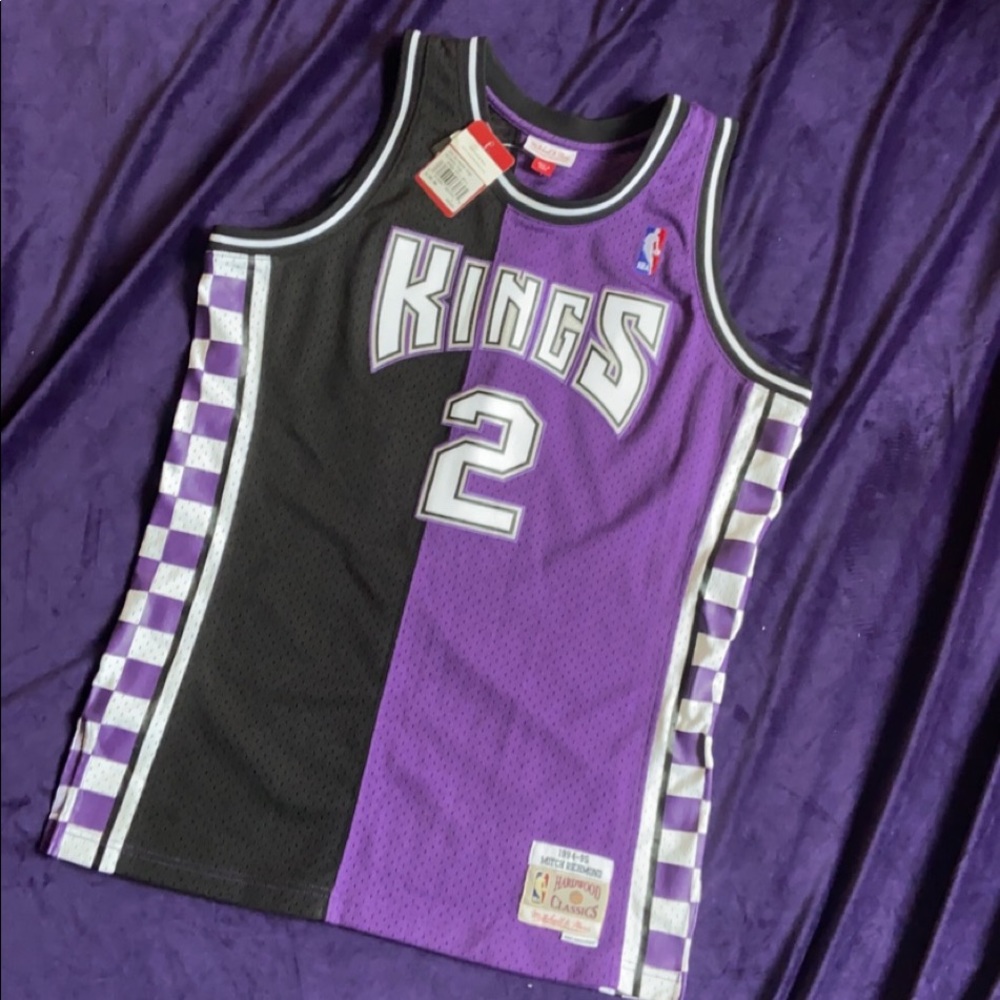 Mitch Richmond Sacramento Kings Throwback Jersey